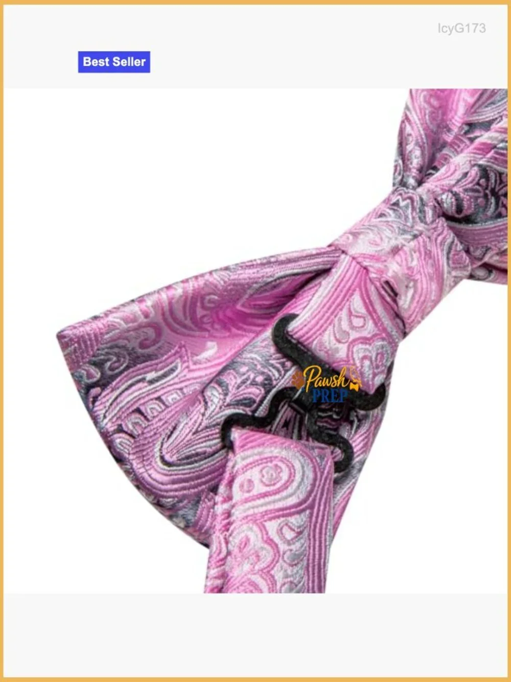 Men's Silk Bow Tie Set with Pocket Square for Wedding Business